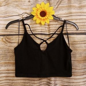 Ambiance Black crop top